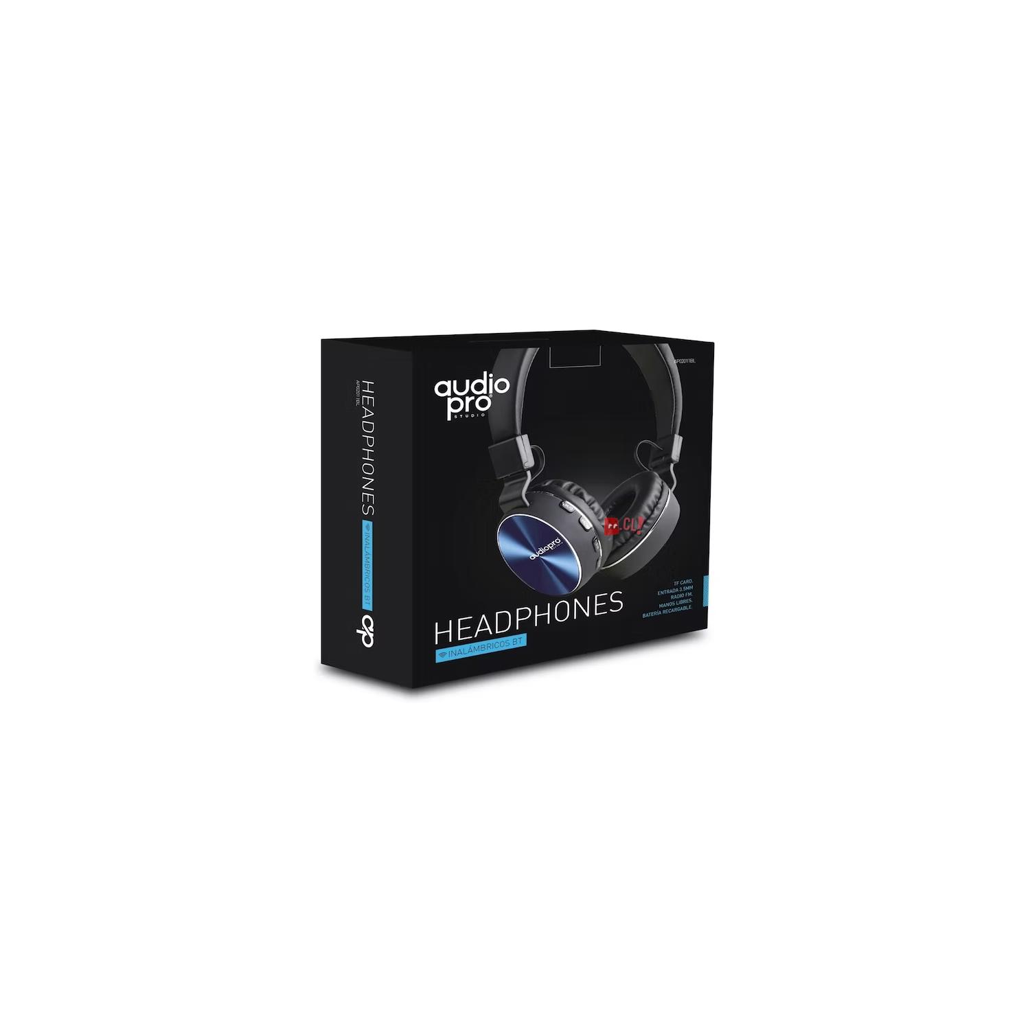 AUDÍFONOS CON CONEXIÓN BLUETOOTH Y AUXILIAR COLOR NEGRO - PS - 2