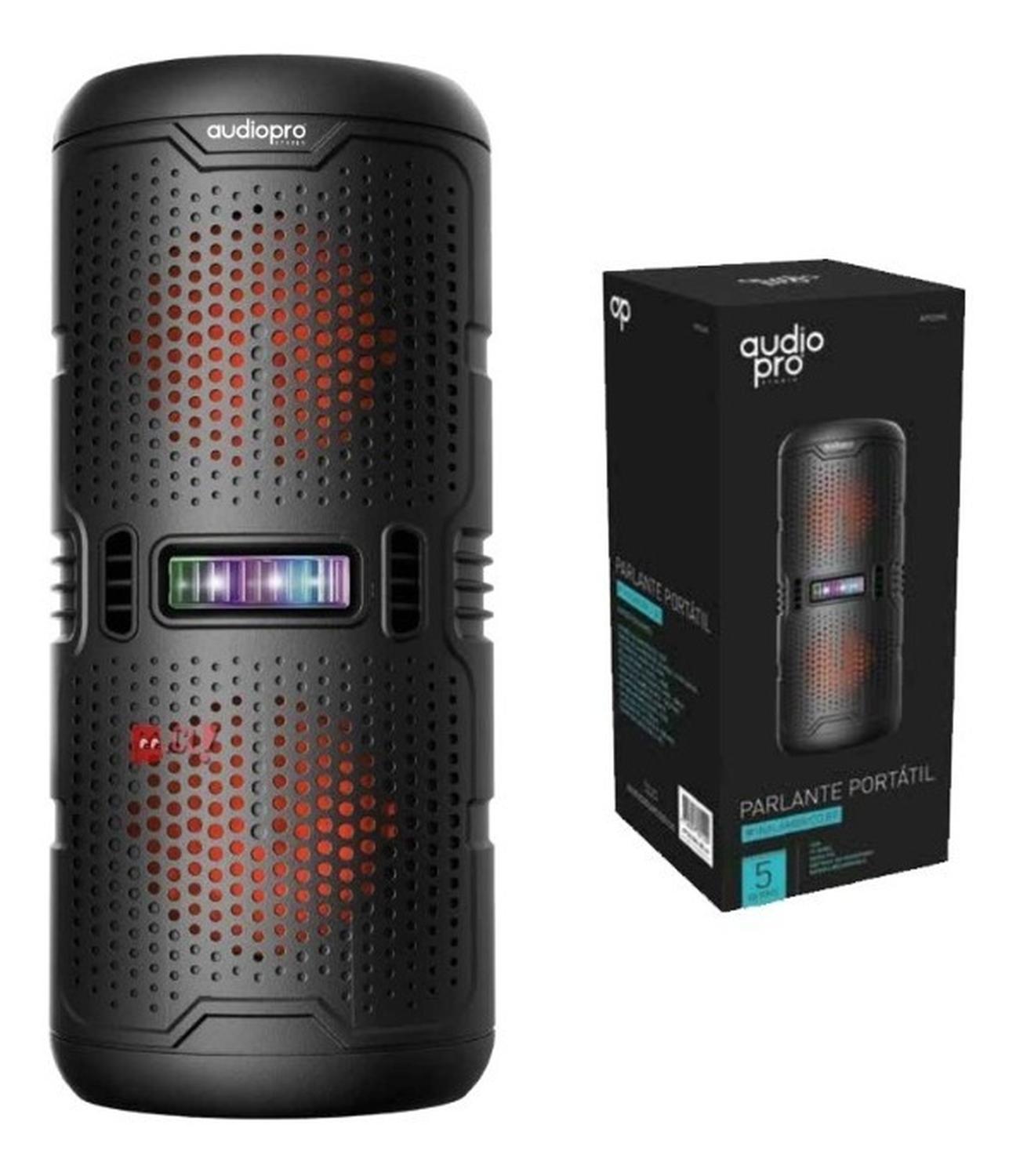 PARLANTE BLUETOOTH CON ILUMINACIÓN LED ROJO 5W RMS - PS - 2