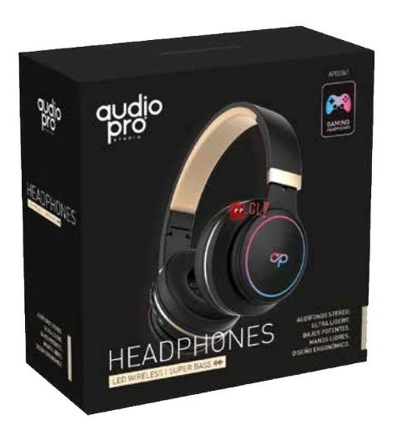 AUDÍFONOS GAMER BLUETOOH ILUMINACIÓN RGB ROJO - PS - 2