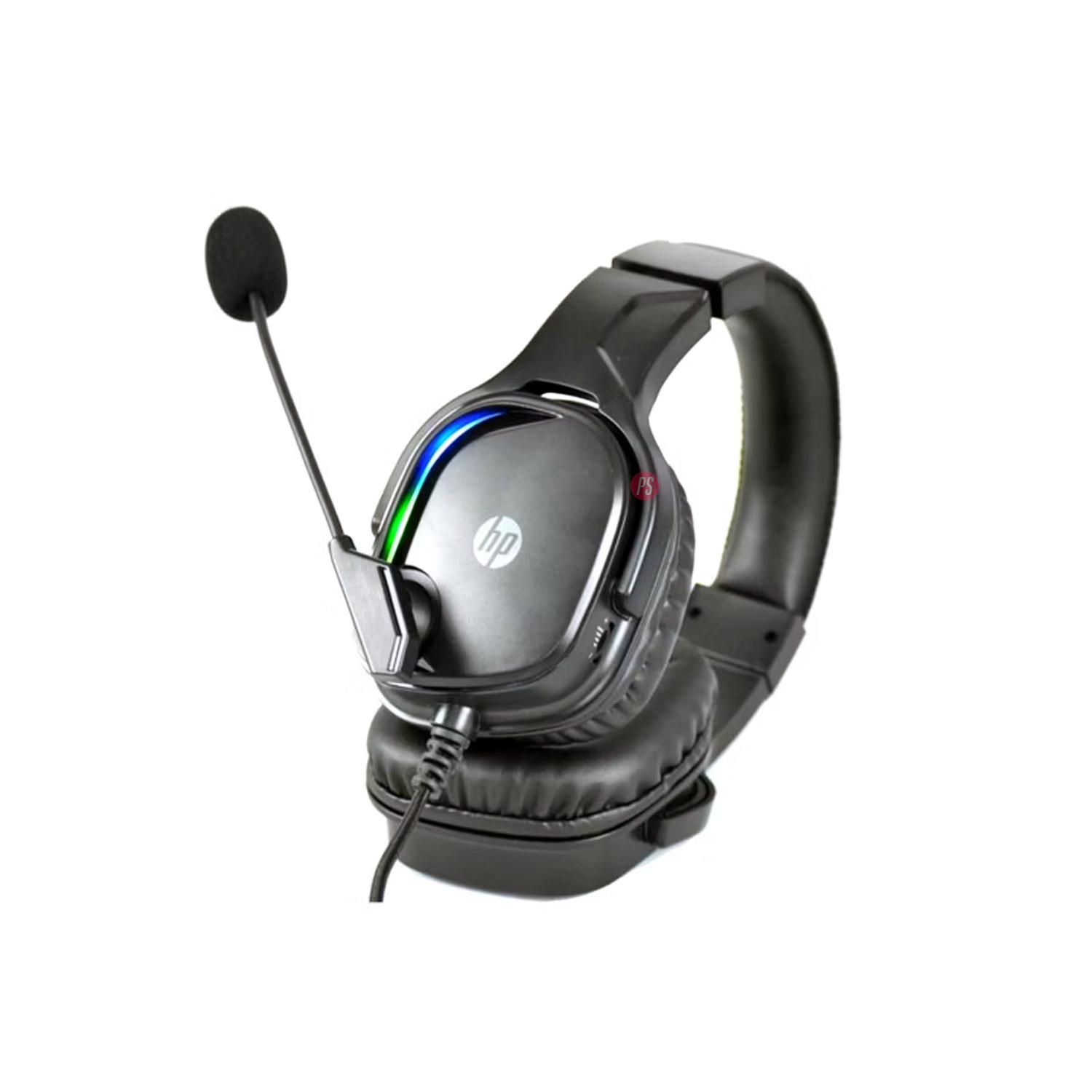 AUDÍFONOS GAMER 3.5MM ILUMINACIÓN RGB HP DHE-8004 - PS - 2