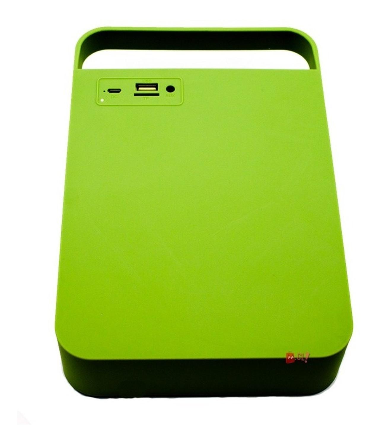 PARLANTE BLUETOOTH DBLUE BT CUADRADO 15W VERDE - 3