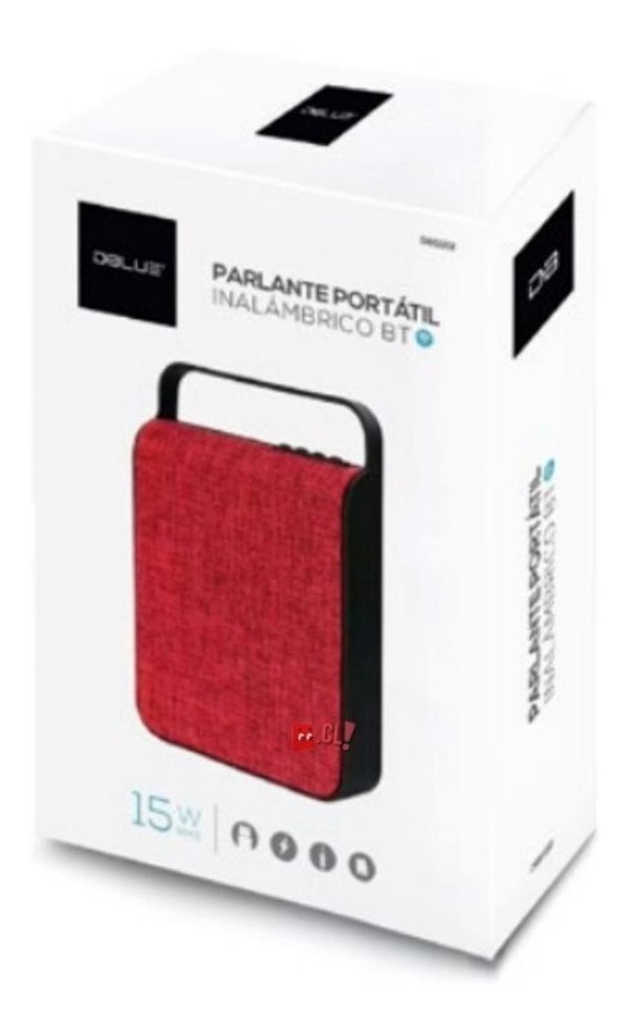 PARLANTE BLUETOOTH DBLUE BT CUADRADO 15W VERDE - 4