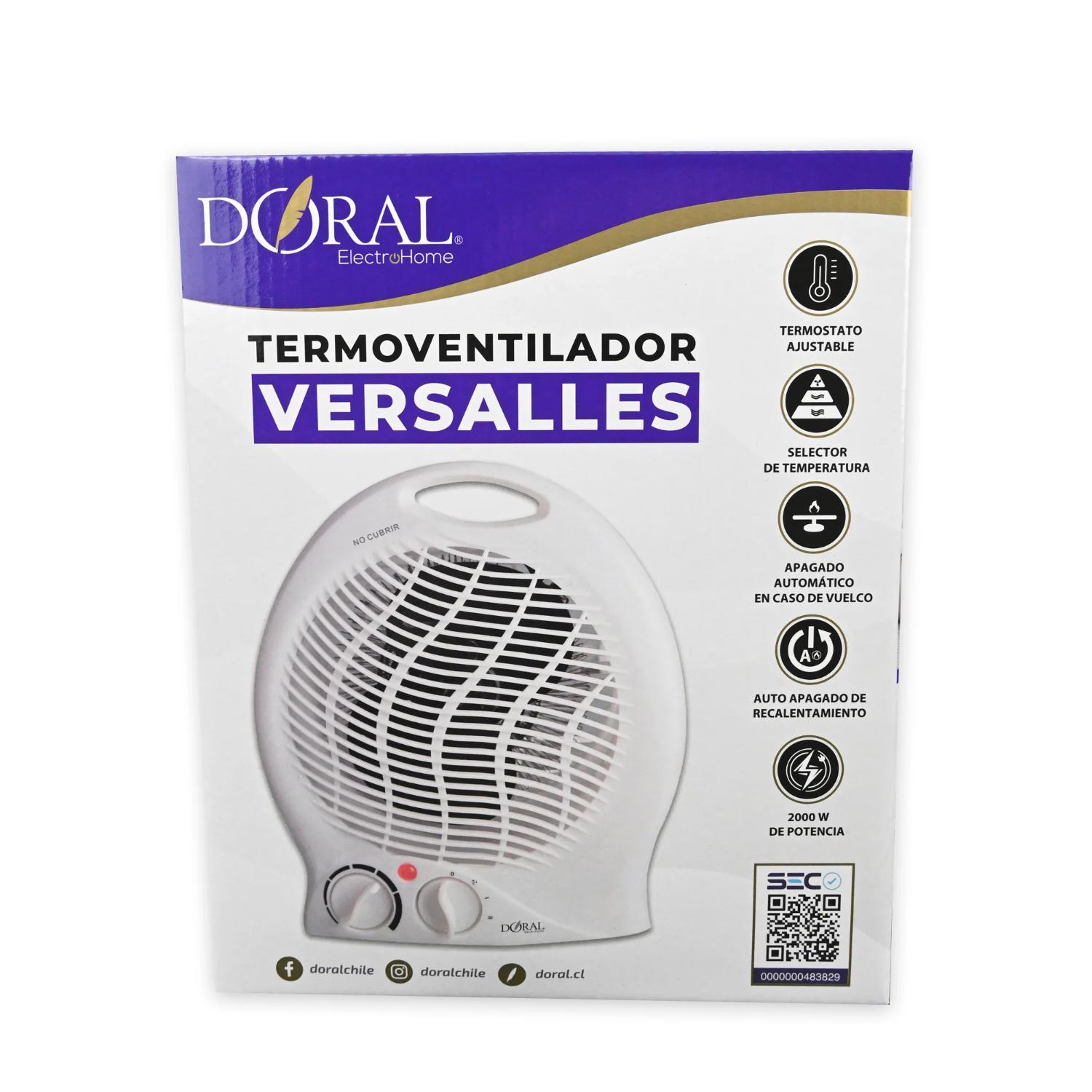 TERMOVENTILADOR DORAL VERSALLES 2000 W ELÉCTRICO 2000W PS - 3