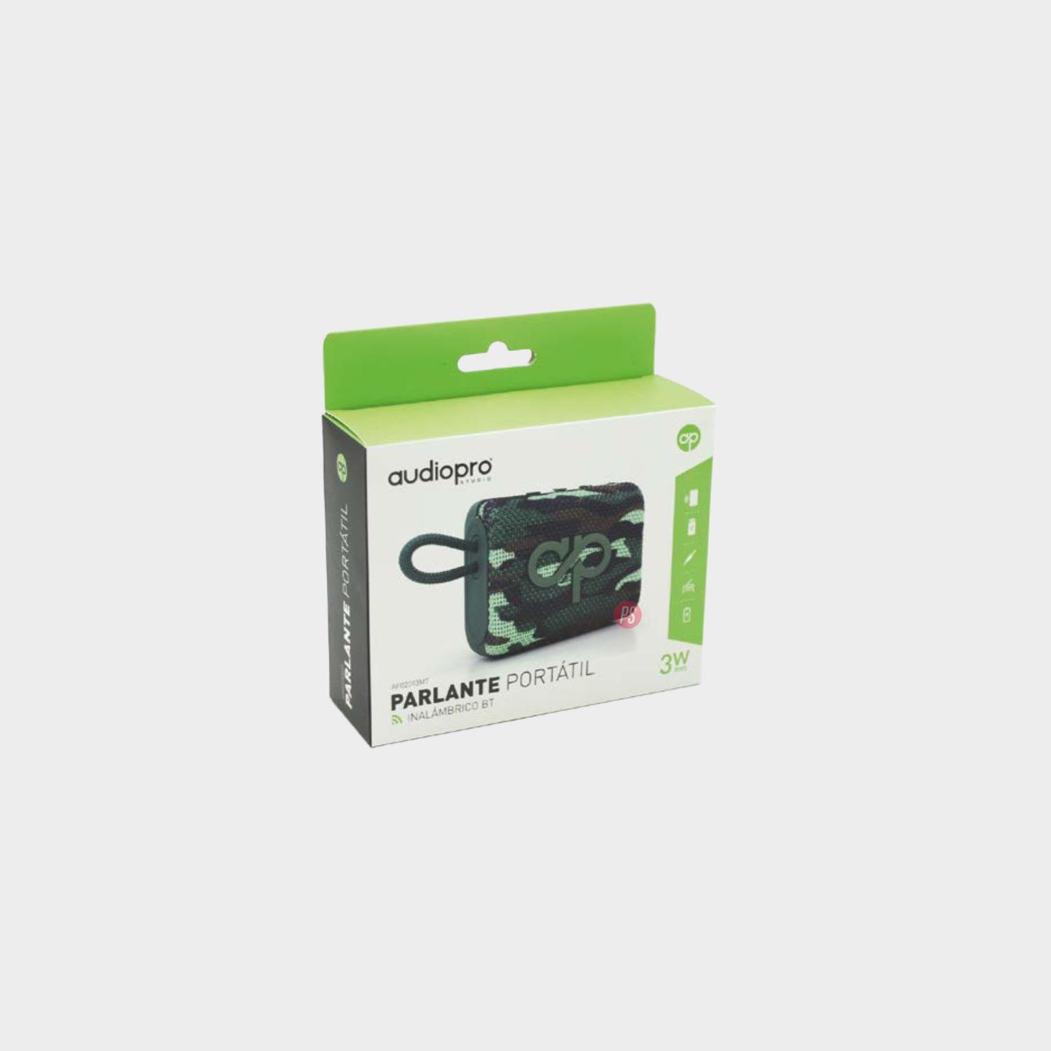 PARLANTE BLUETOOTH AUDIO PRO PORTÁTIL URBANO 3W AP MILITAR - 2