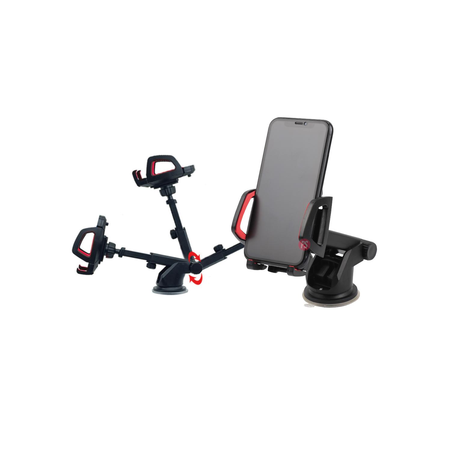 SOPORTE CELULAR DBLUE PARA AUTOMÓVIL VENTOSA AJUSTABLE - PS - 2