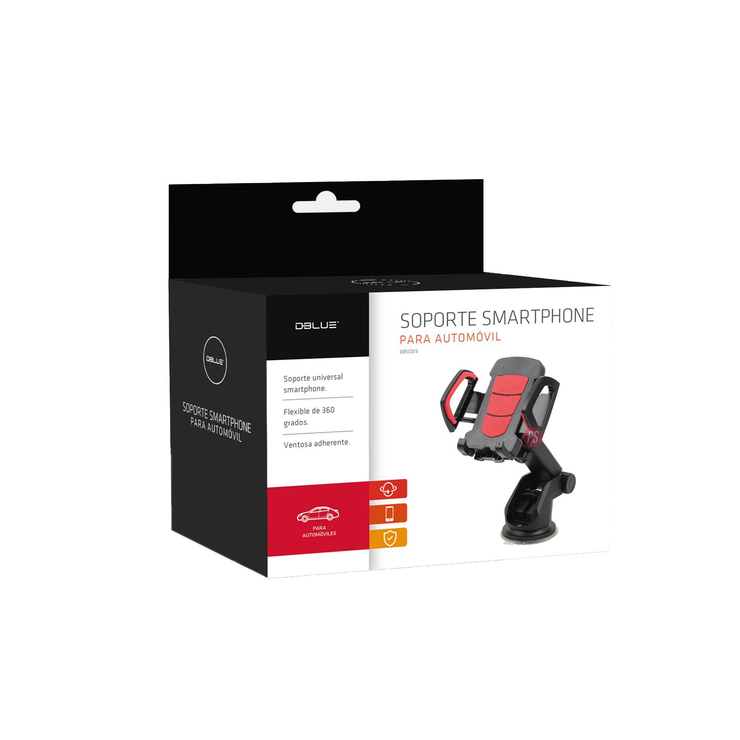 SOPORTE CELULAR DBLUE PARA AUTOMÓVIL VENTOSA AJUSTABLE - PS - 3