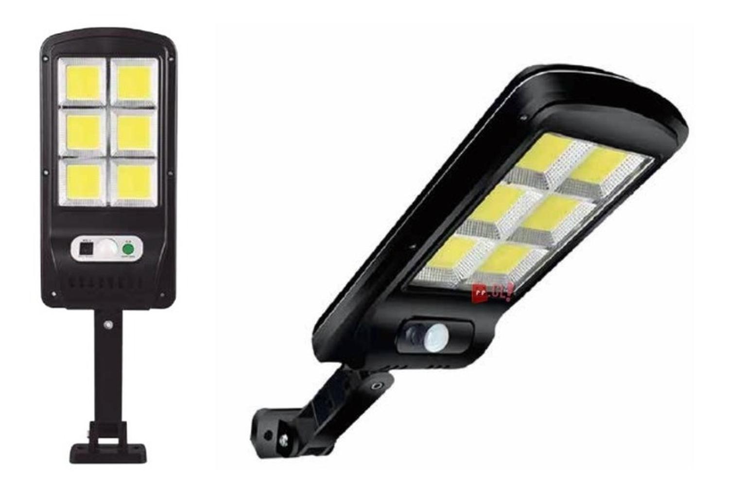 FOCO LED SOLAR CON SENSOR MOVIMIENTO Y CONTROL REMOTO - PS - 2