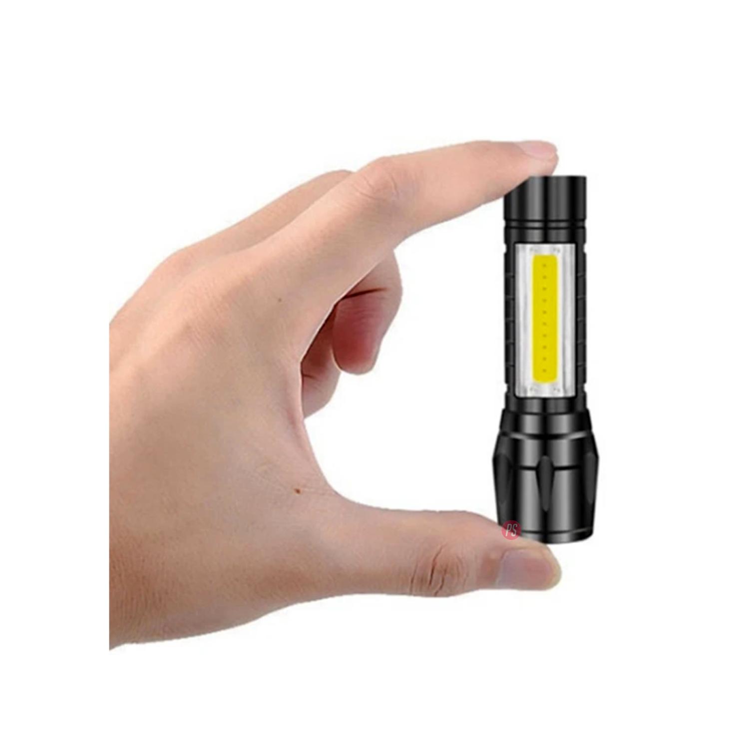LINTERNA LED CON ZOOM TELESCÓPICO 9CMS - PS - 3
