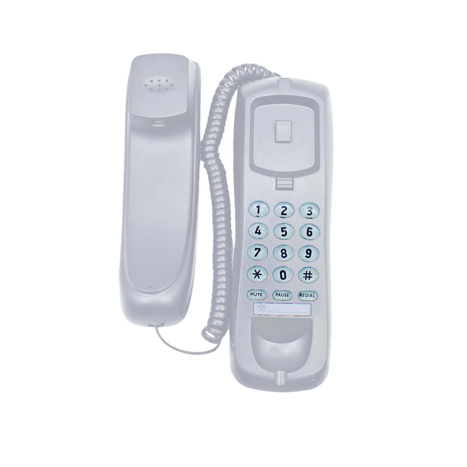 TELÉFONO FIJO TECNOLAB PARA PARED O SOBREMESA BLANCO - PS - 1