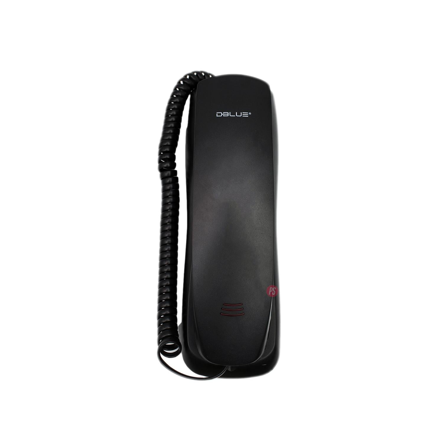 TELÉFONO FIJO TECNOLAB PARA PARED O SOBREMESA NEGRO - PS - 2
