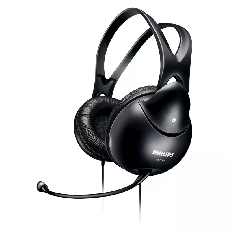 AUDÍFONOS PHILIPS SHM1900 PC MICRÓFONO - 1