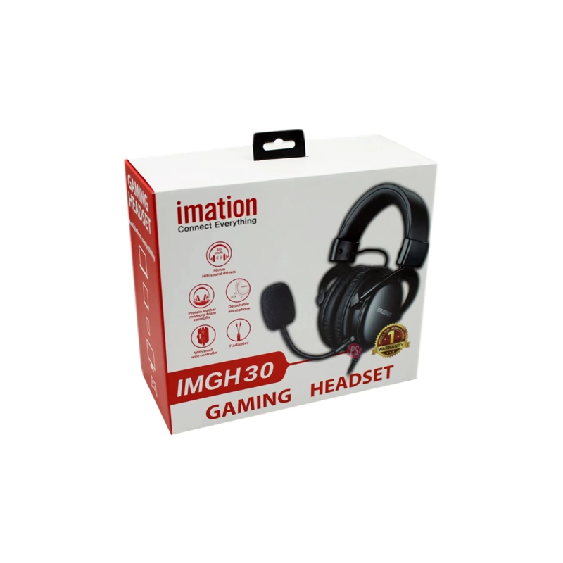 AUDÍFONOS HEADSET CON MICRÓFONO IMATION IMGH30 - PS - 4