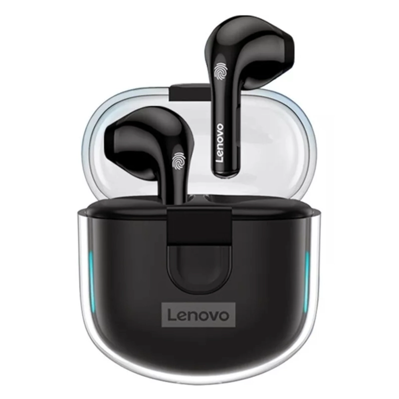 AUDÍFONOS BLUETOOTH TWS LENOVO LP12 NEGRO - PS - 1