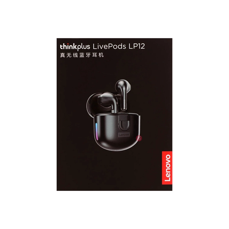 AUDÍFONOS BLUETOOTH TWS LENOVO LP12 NEGRO - PS - 4
