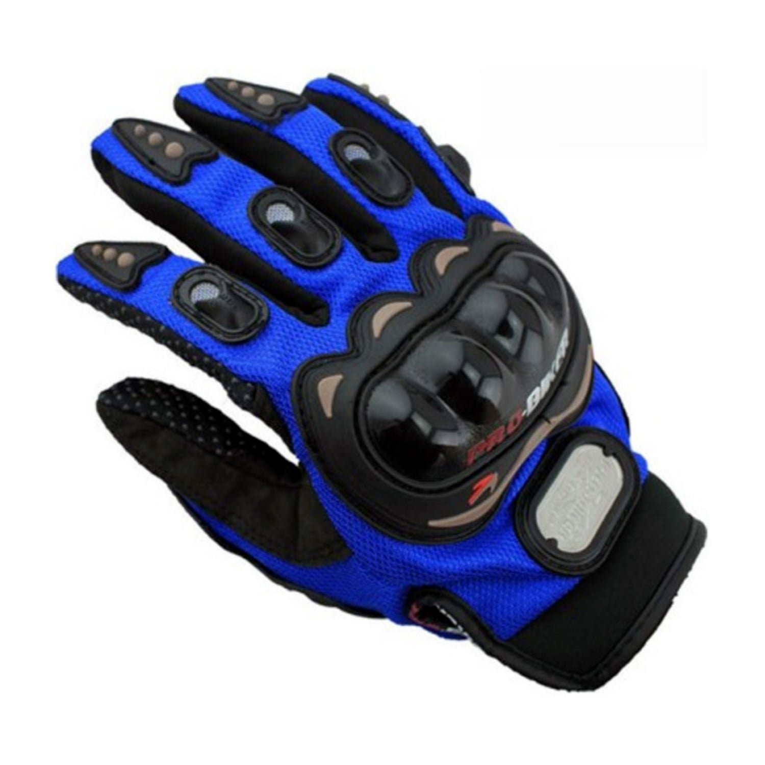 GUANTES PARA MOTO PUNTOSTORE PROTECCIÓN PVC COLOR AZUL - PS - 1