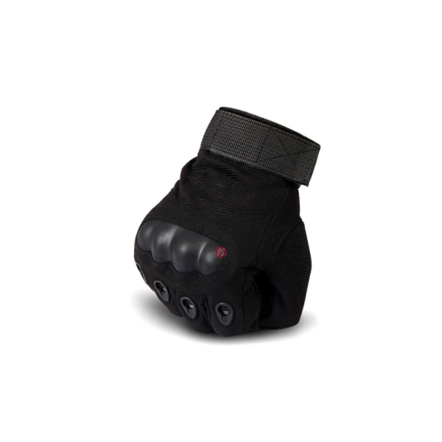 GUANTES PARA MOTO PUNTOSTORE DE CUERO COLOR NEGRO - PS - 3