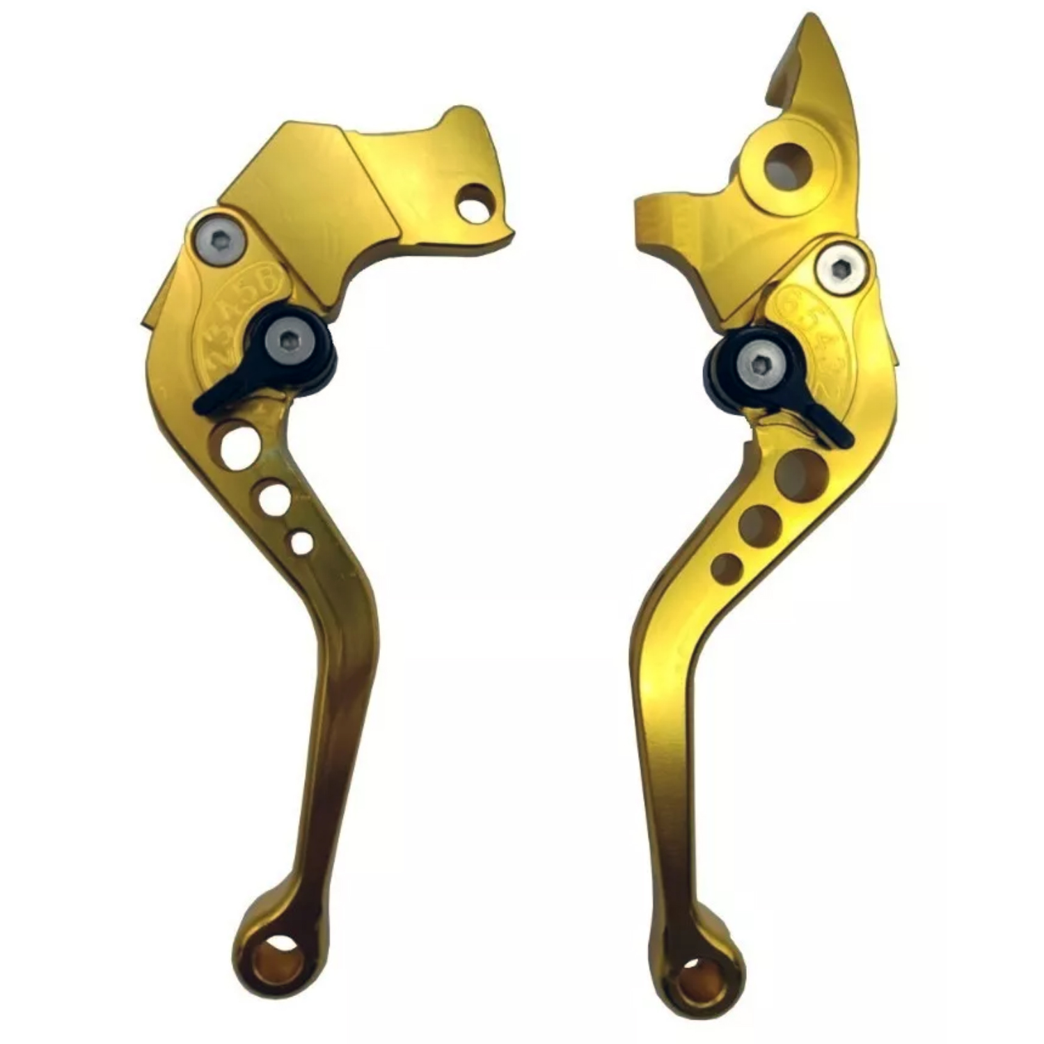 MANILLAS PARA FRENOS Y EMBRAGUE PUNTOSTORE ALUMINIO PARA MOTO DORADO - PS - 1