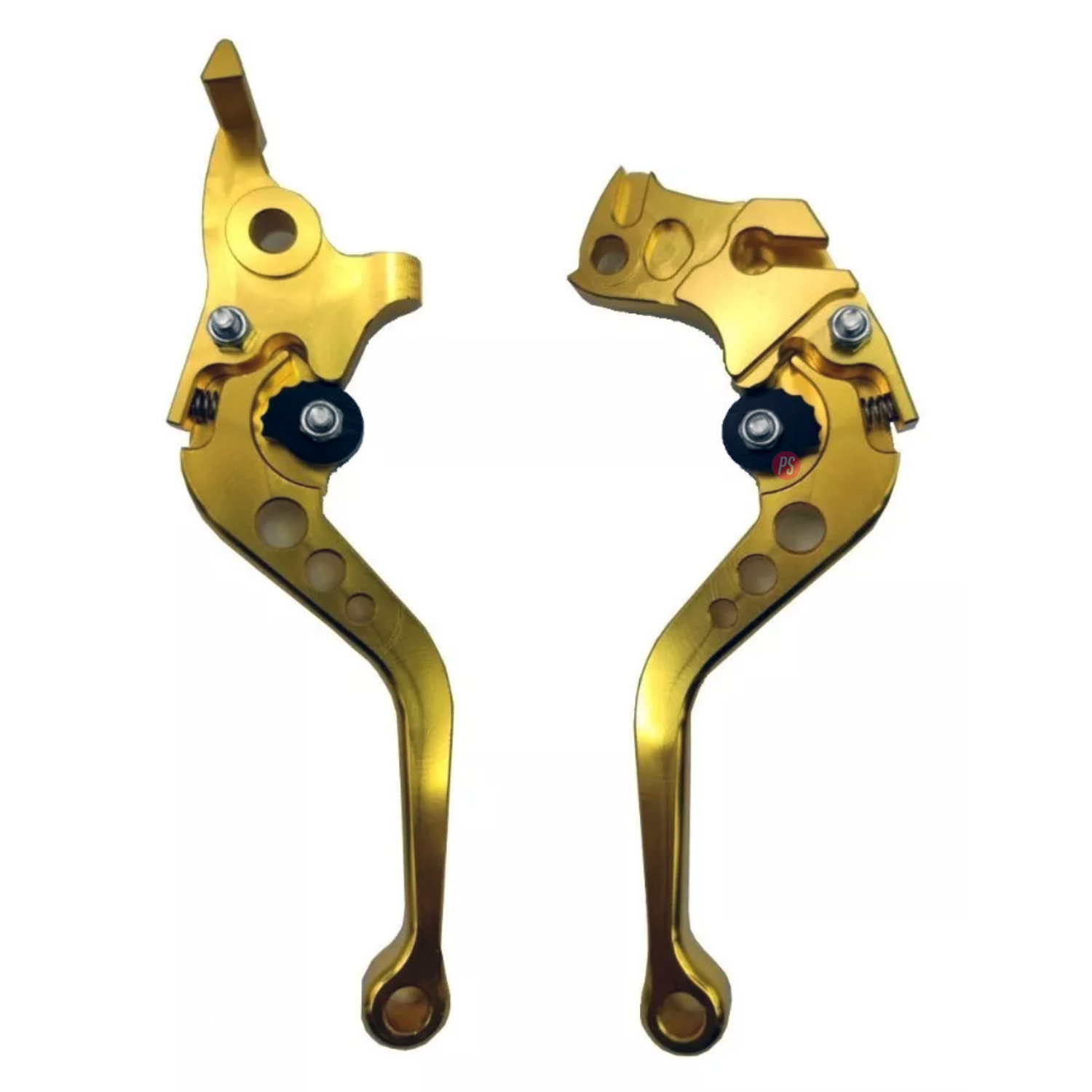 MANILLAS PARA FRENOS Y EMBRAGUE PUNTOSTORE ALUMINIO PARA MOTO DORADO - PS - 2