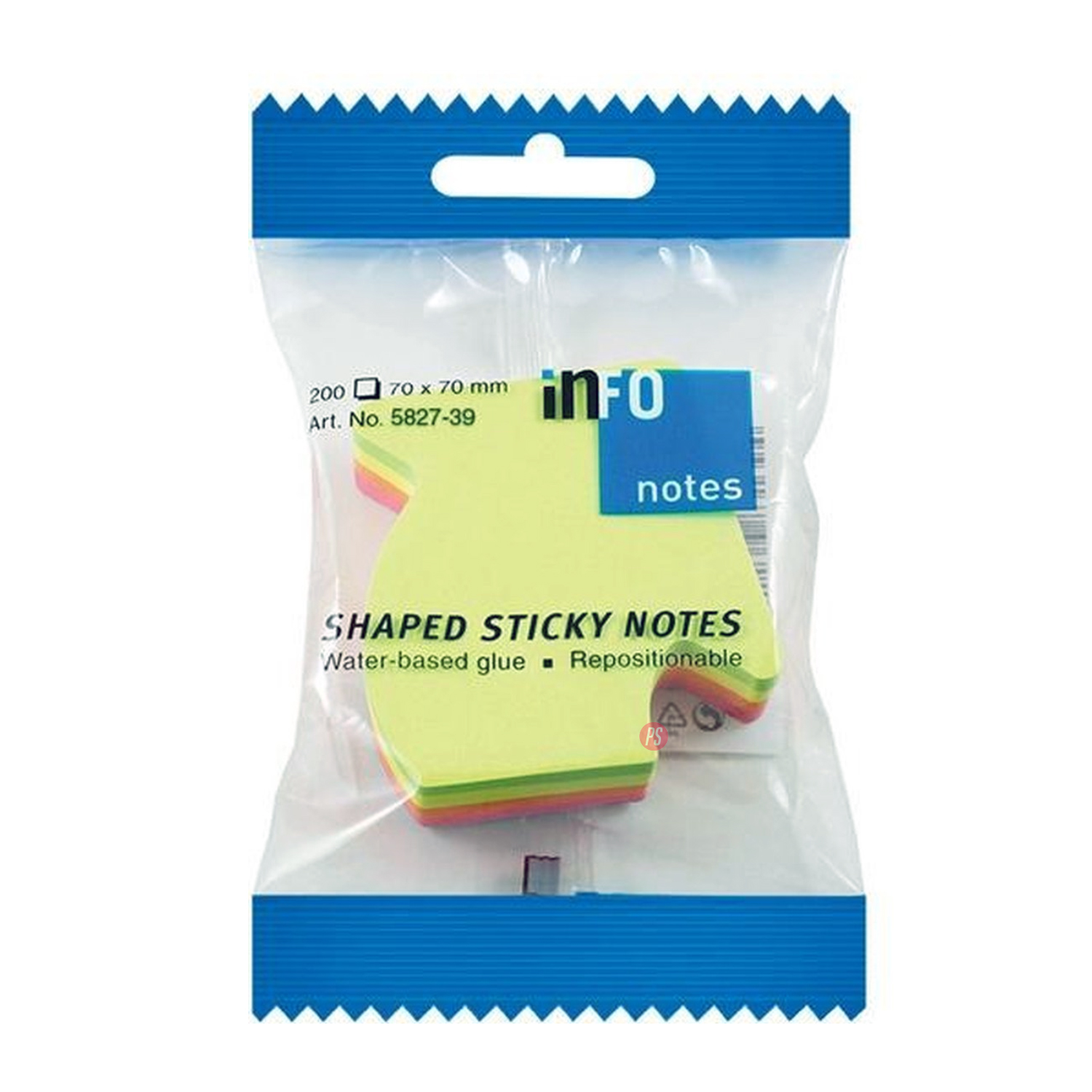 NOTAS ADHESIVAS PUNTOSTORE FORMA FLECHA HOJAS COLOR - 2