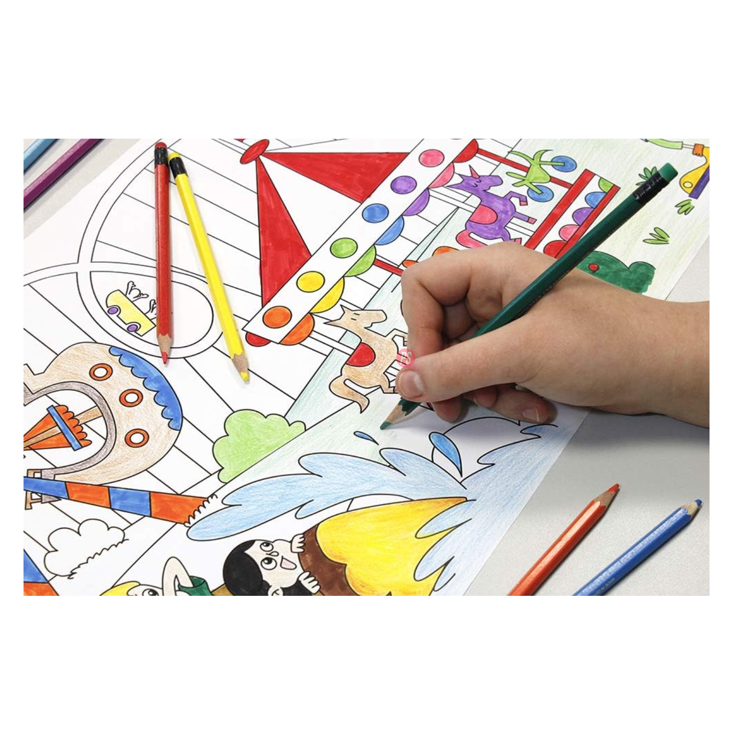 ADHESIVO PARA COLOREAR PUNTOSTORE DISEÑO PARQUE 4MTS PS - 2