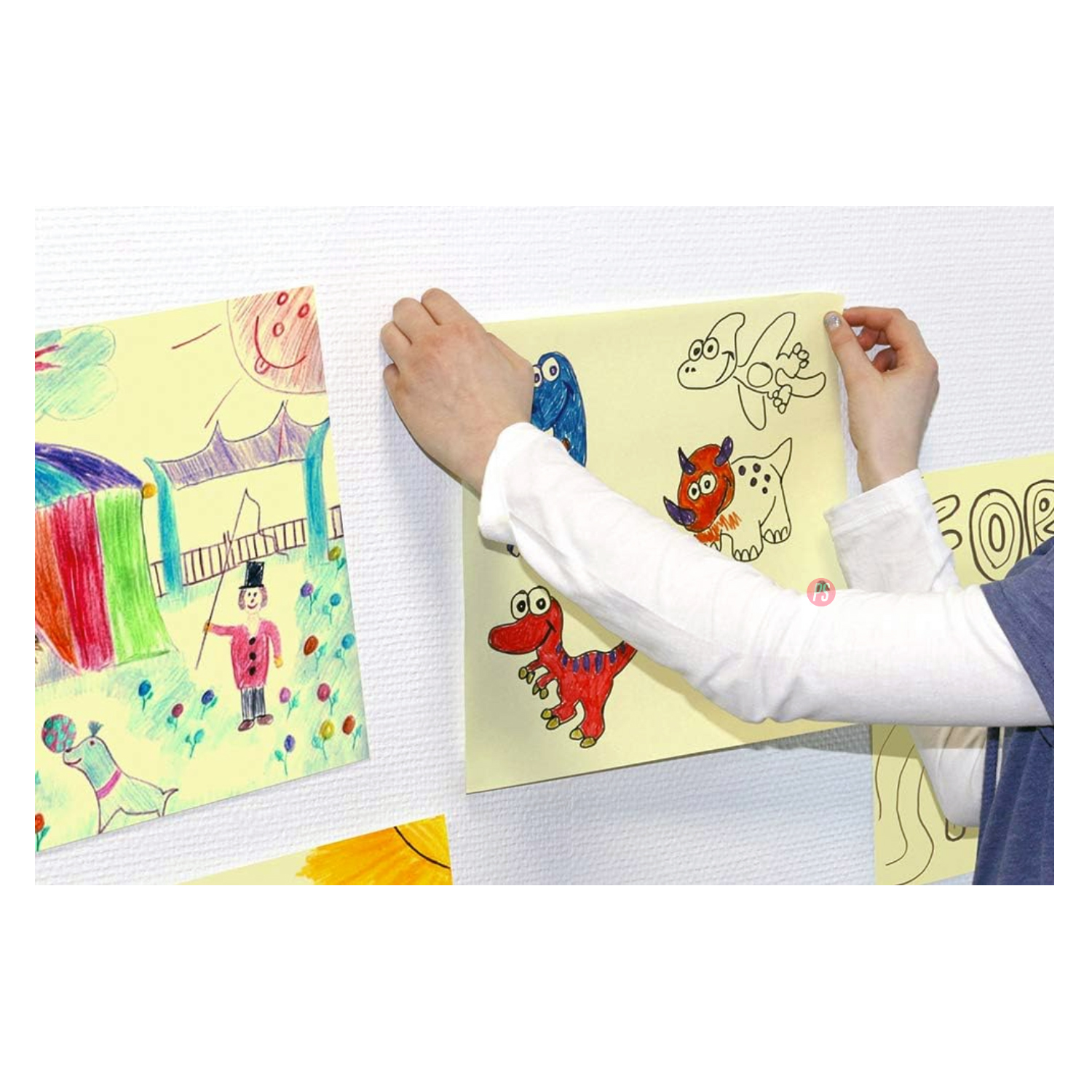 NOTAS ADHESIVAS PUNTOSTORE PADS GIGANTES HOJAS 30X30CMS - 2