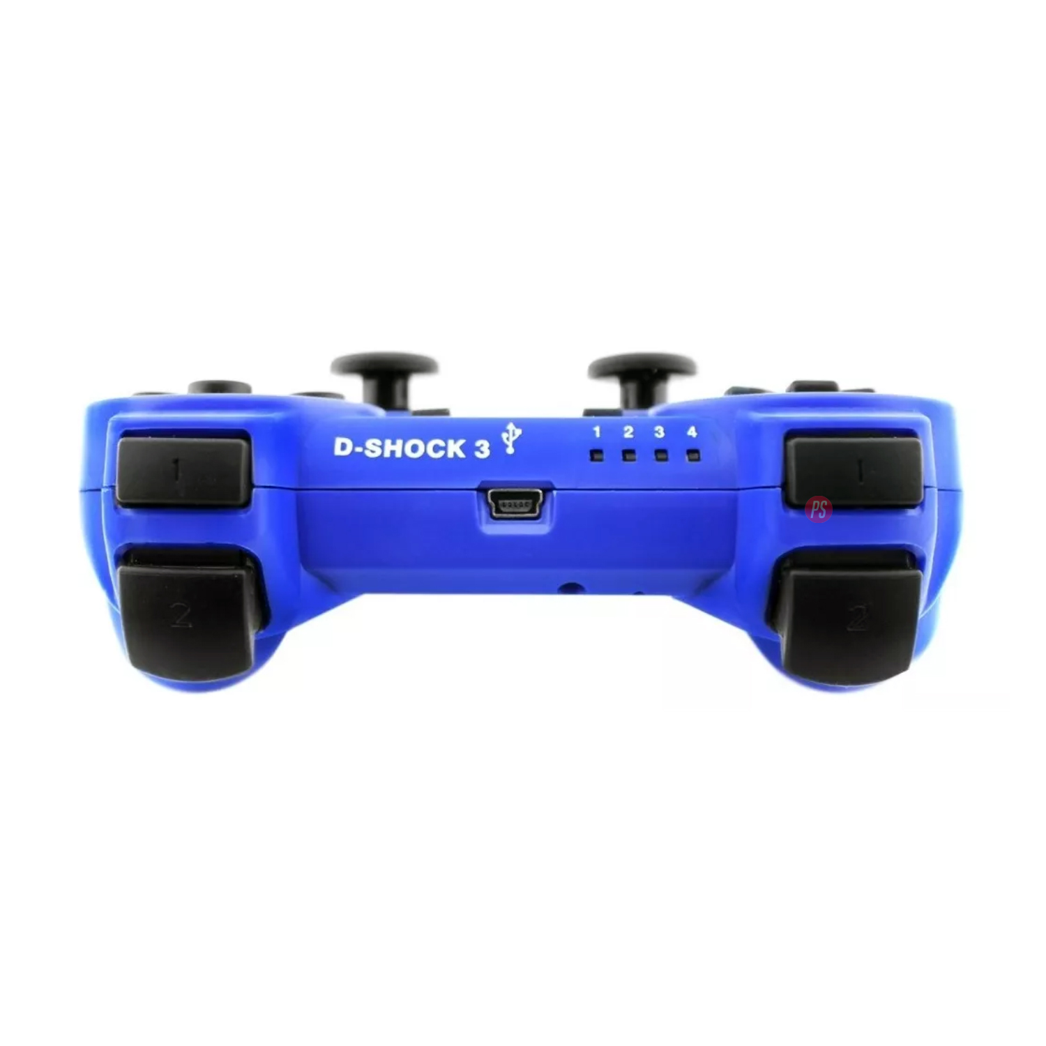 JOYSTICK PS3 D3 TECNOLAB COMPATIBLE CON BLUETOOTH Y VIBRACIÓN AZUL PS - 2