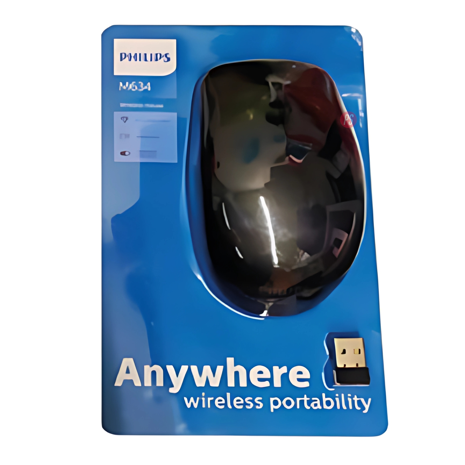MOUSE INALÁMBRICO PHILIPS BLUETOOTH Y 2.4GHZ SPK7634 PS - 2