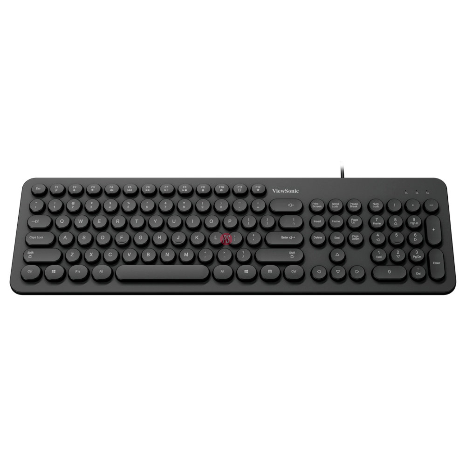 TECLADO UNIVERSAL VIEWSONIC KU334 PC USB TECLAS REDONDAS PS - 2