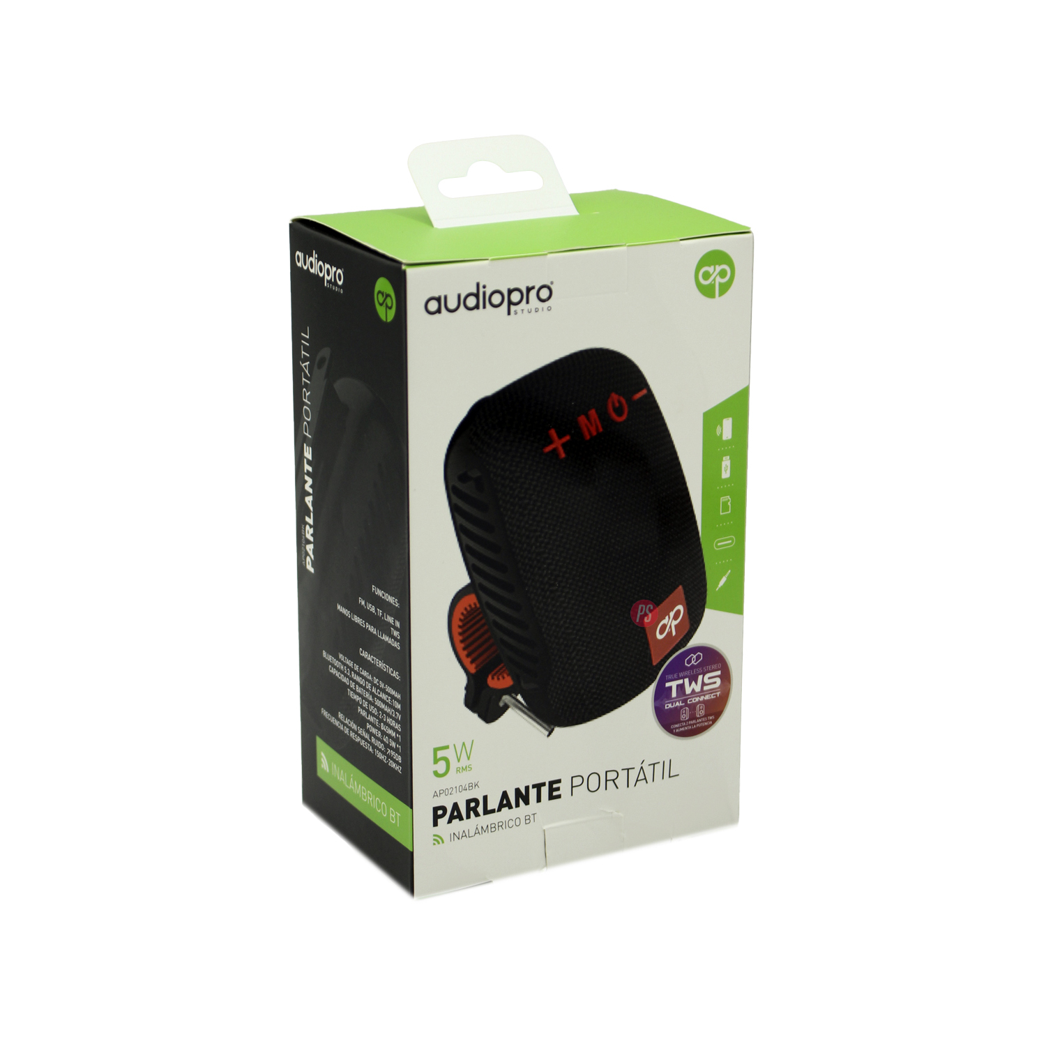 PARLANTE BLUETOOTH AUDIO PRO PARA MOTOS / SCOOTER / BICICLETAS PORTÁTIL - 2