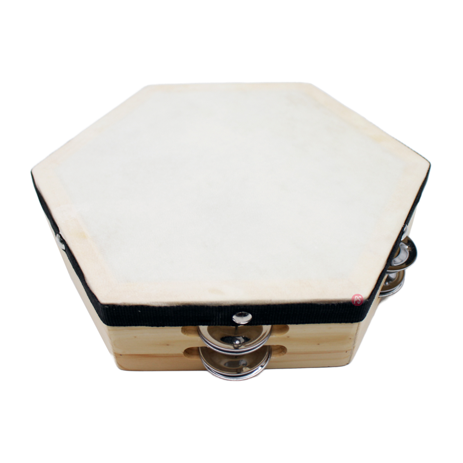PANDERO PUNTOSTORE 8 PULGADAS MADERA PS HEXAGONAL - 3