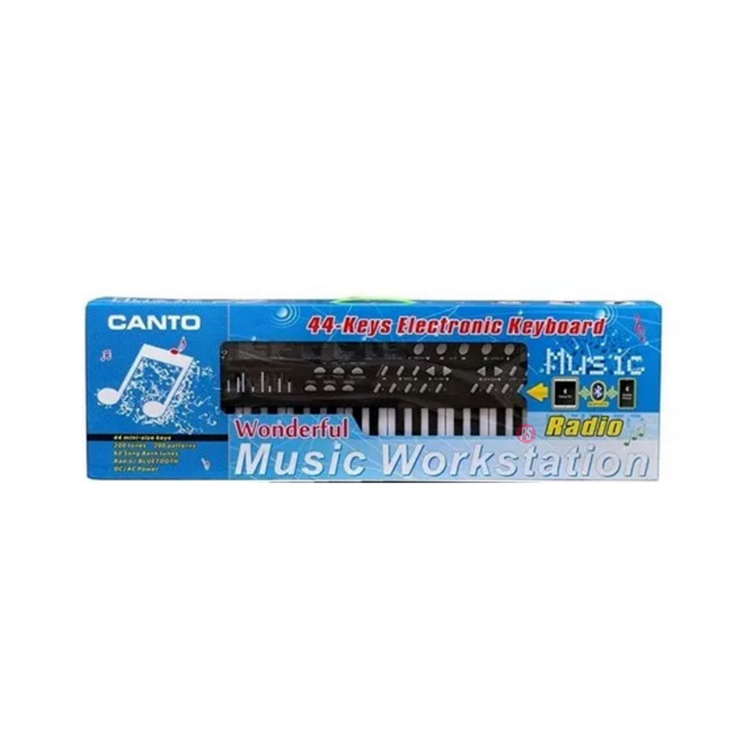 TECLADO PUNTOSTORE ELECTRÓNICO 44 TECLAS CON BLUETOOTH PS - 3