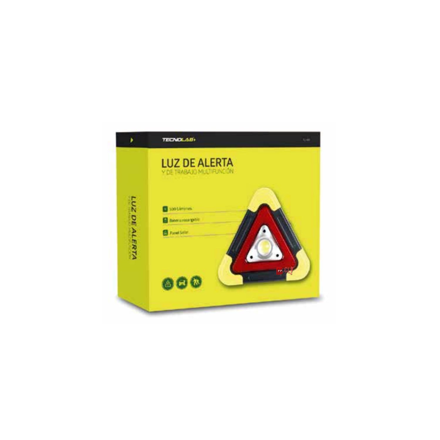 TRIANGULO AUTOS CON LUZ DE ALERTA Y TRABAJO RECARGABLE - PS - 3