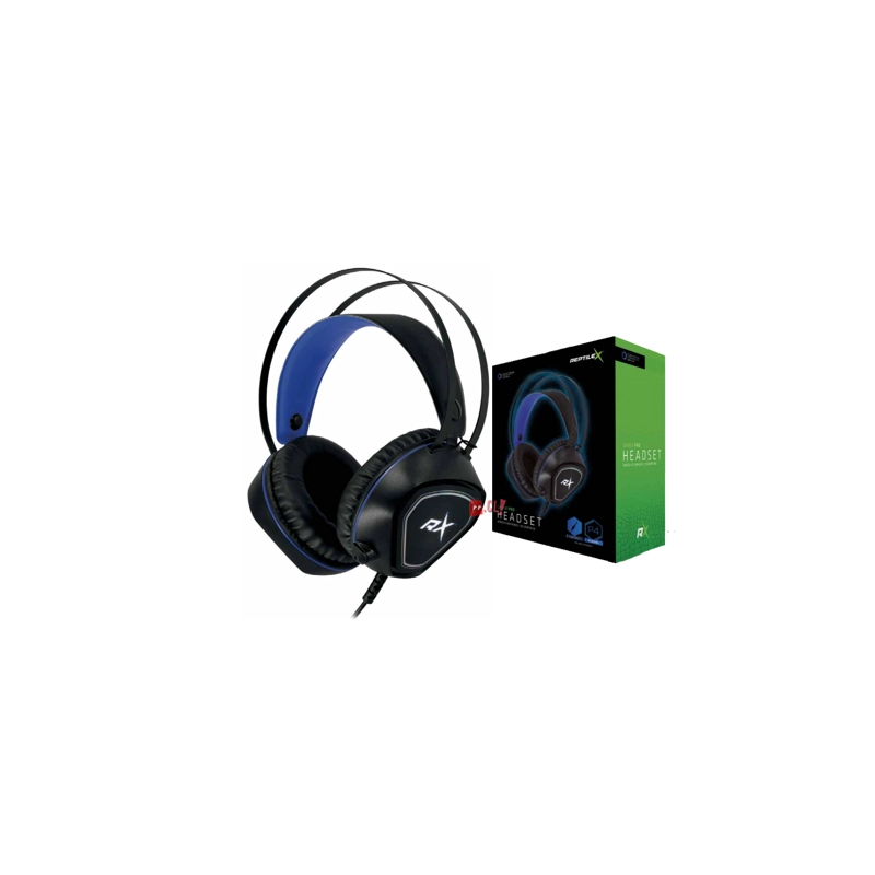 AUDÍFONOS GAMER 7.1 CONEXIÓN 3,5MM Y USB LED AZUL - PS - 2