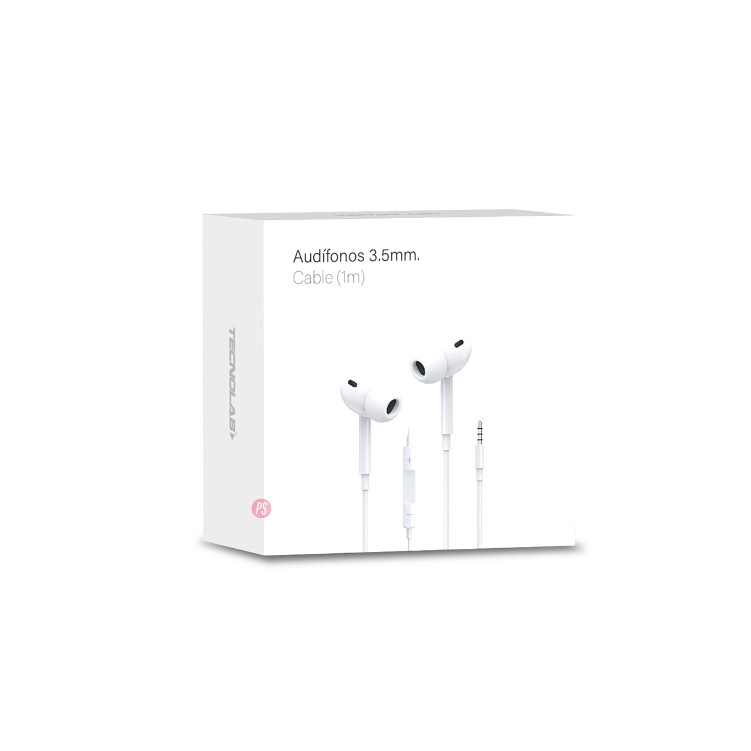 AUDÍFONOS 3.5MM IN-EAR COLOR BLANCO - PS - 4