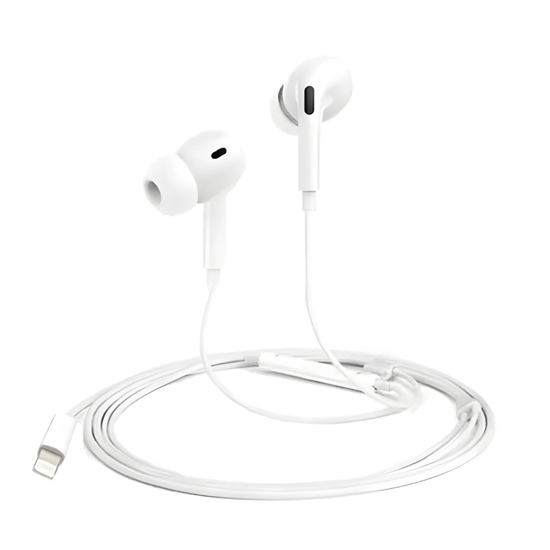 Audifonos Compatible Conector Lightning Iphone Blanco - Ps - 1