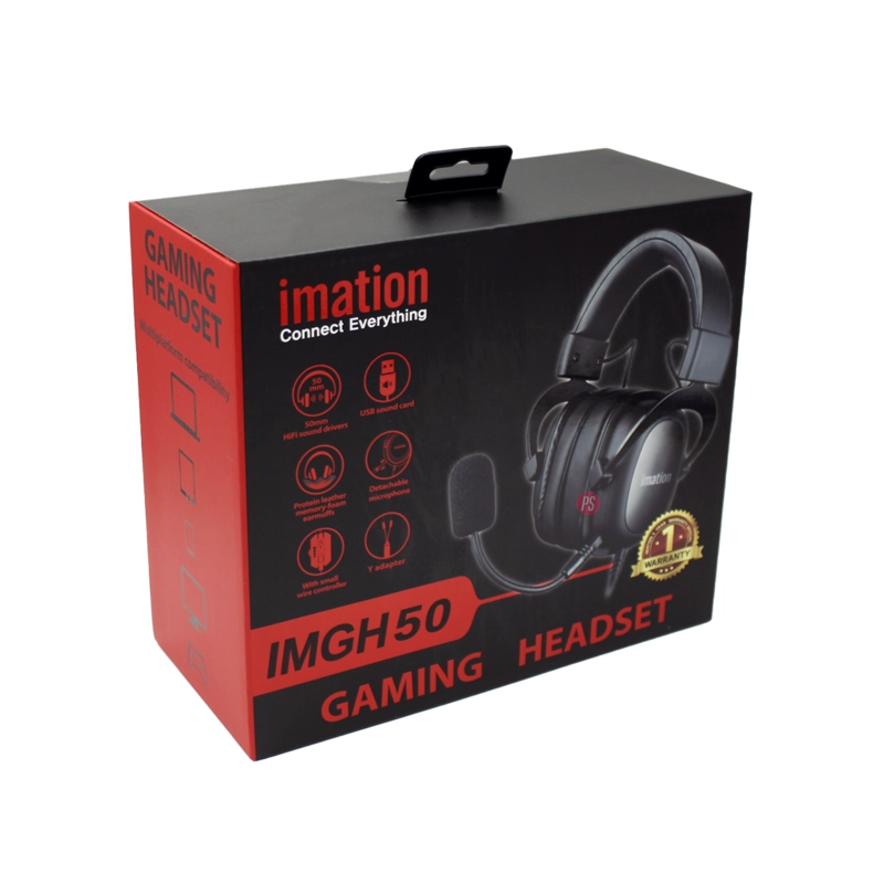 AUDÍFONOS GAMER SONIDO ENVOLVENTE 7.1 IMATION IMGH50 - PS - 4