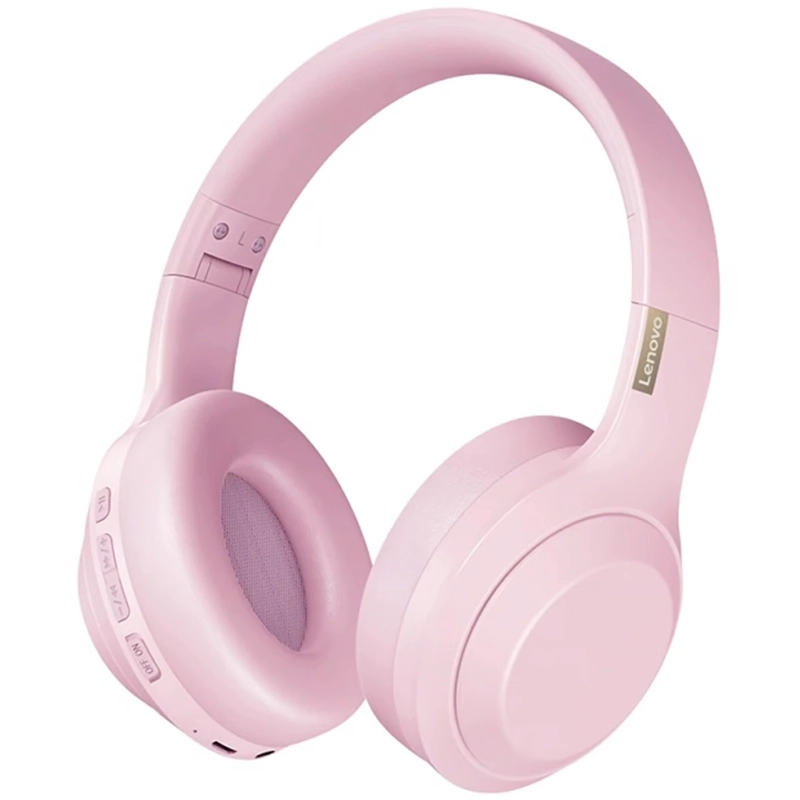 AUDÍFONOS BLUETOOTH LENOVO TH10 ROSADO - PS - 1