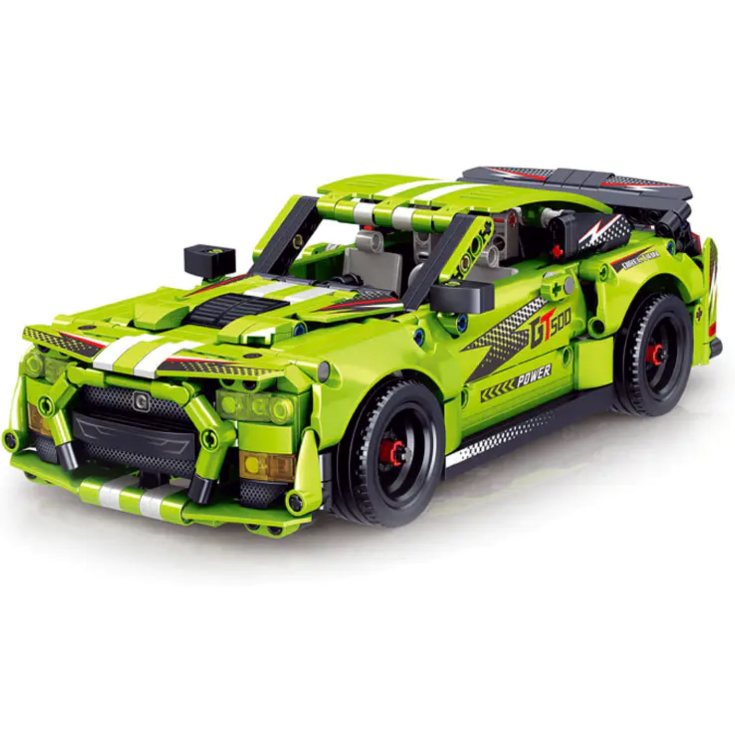 AUTOMÓVIL PUNTOSTORE GT500 MULTICOLOR DE 613 PIEZAS INTERCONECTABLES - PS - 1