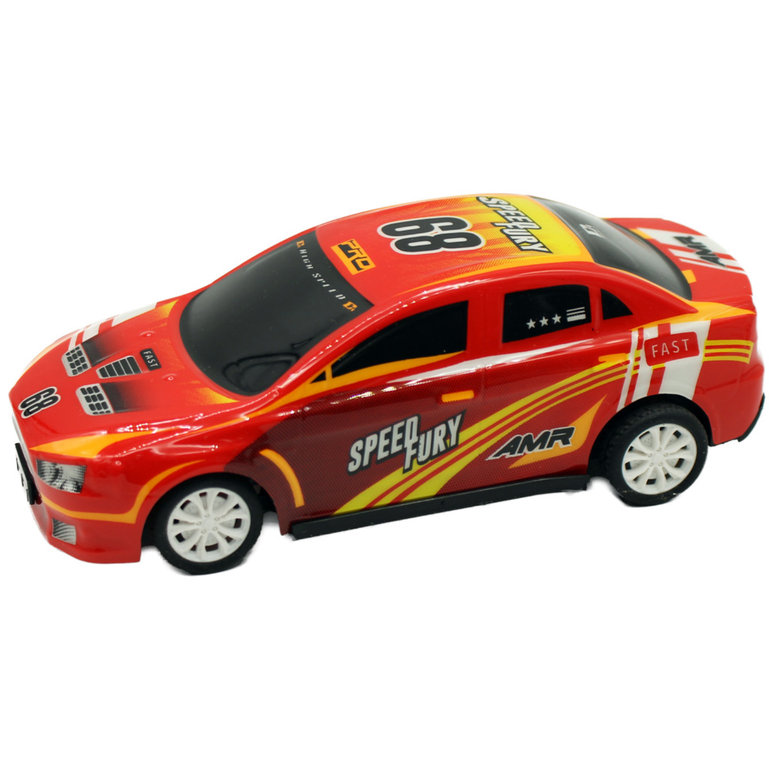 AUTO DE CARRERA JUGUETE A CONTROL REMOTO ROJO - PS - 1