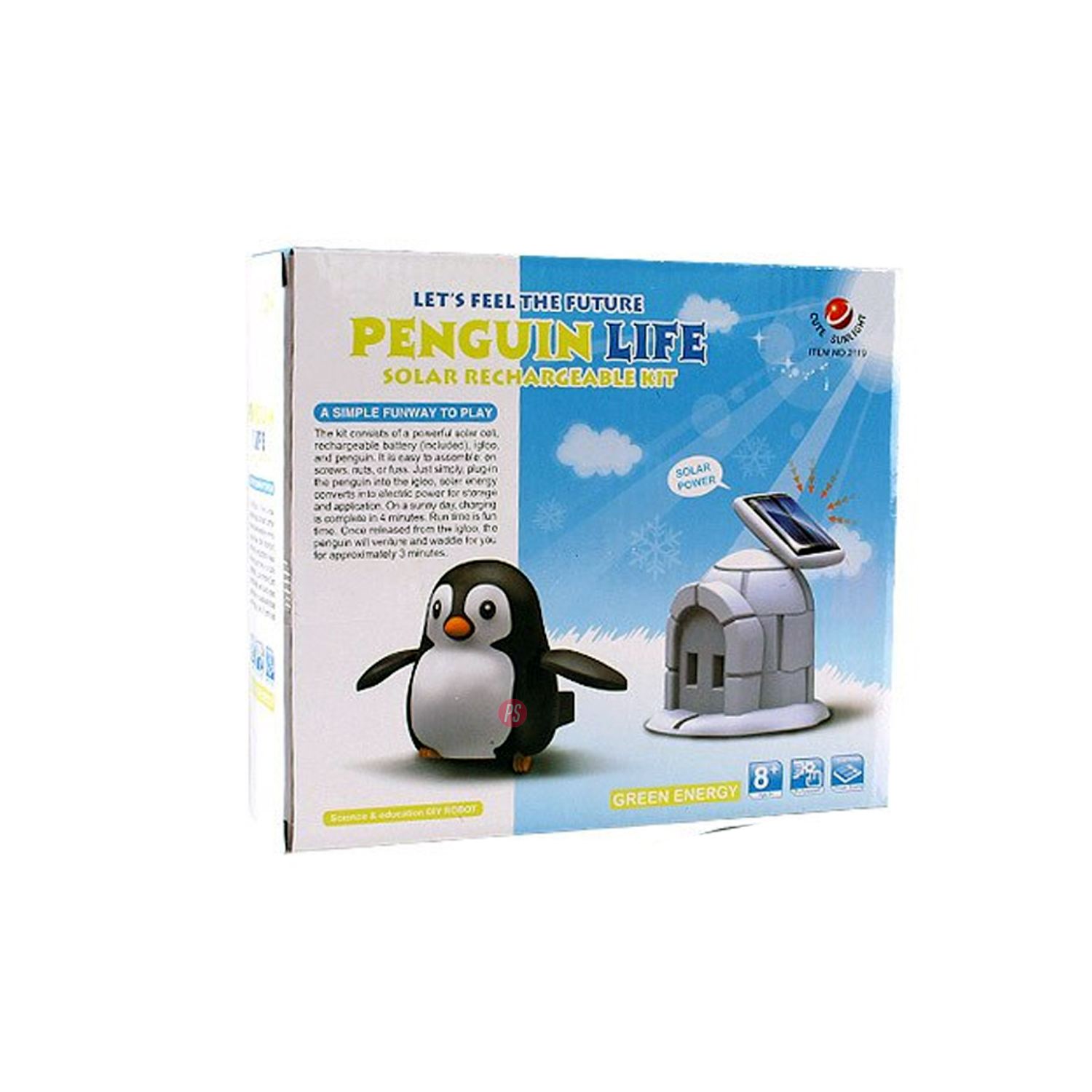 JUGUETE SOLAR PINGÜINO DIVERSIÓN ECOLÓGICA Y EDUCATIVA - PS - 4