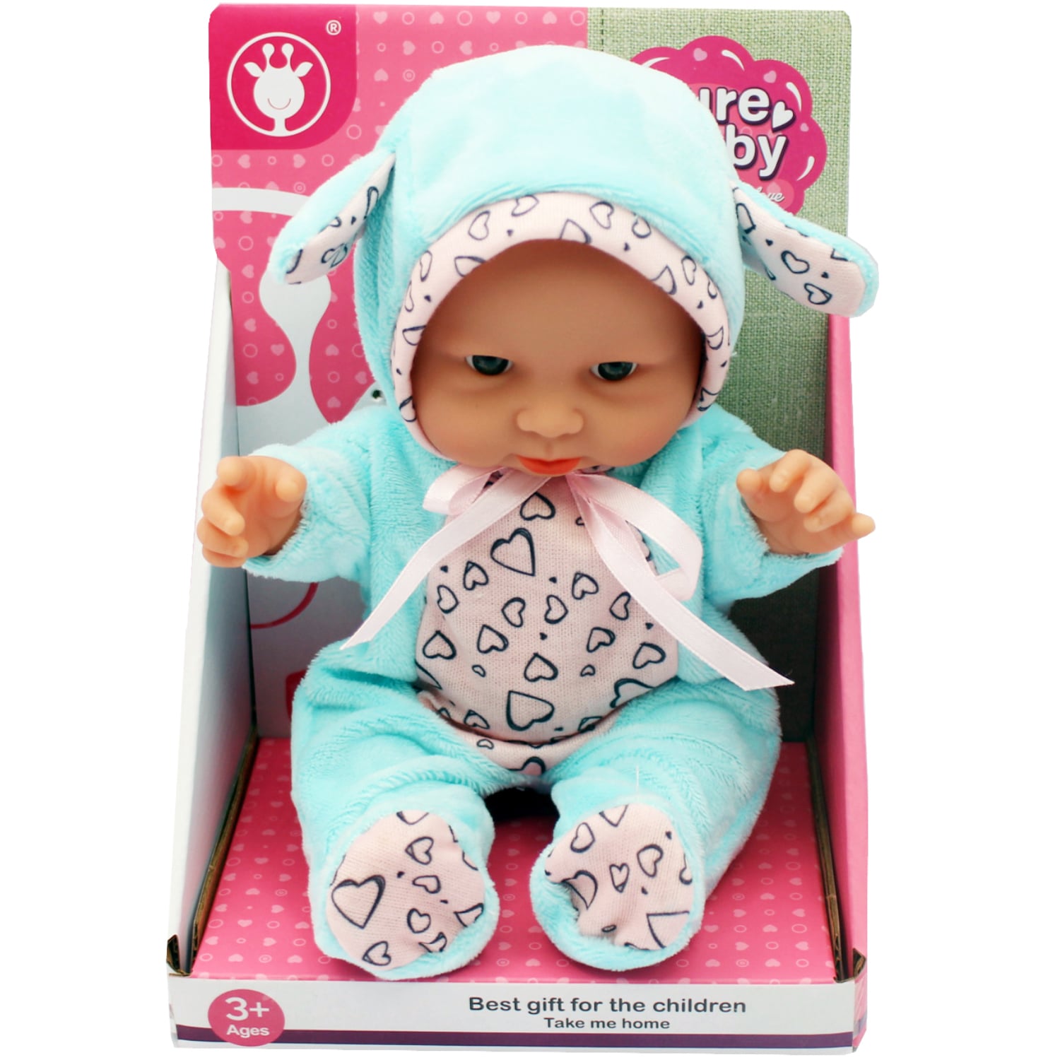 MUÑECA BEBÉ 25CM PERFECTA PARA JUGAR Y ACOMPAÑAR - PS - 1