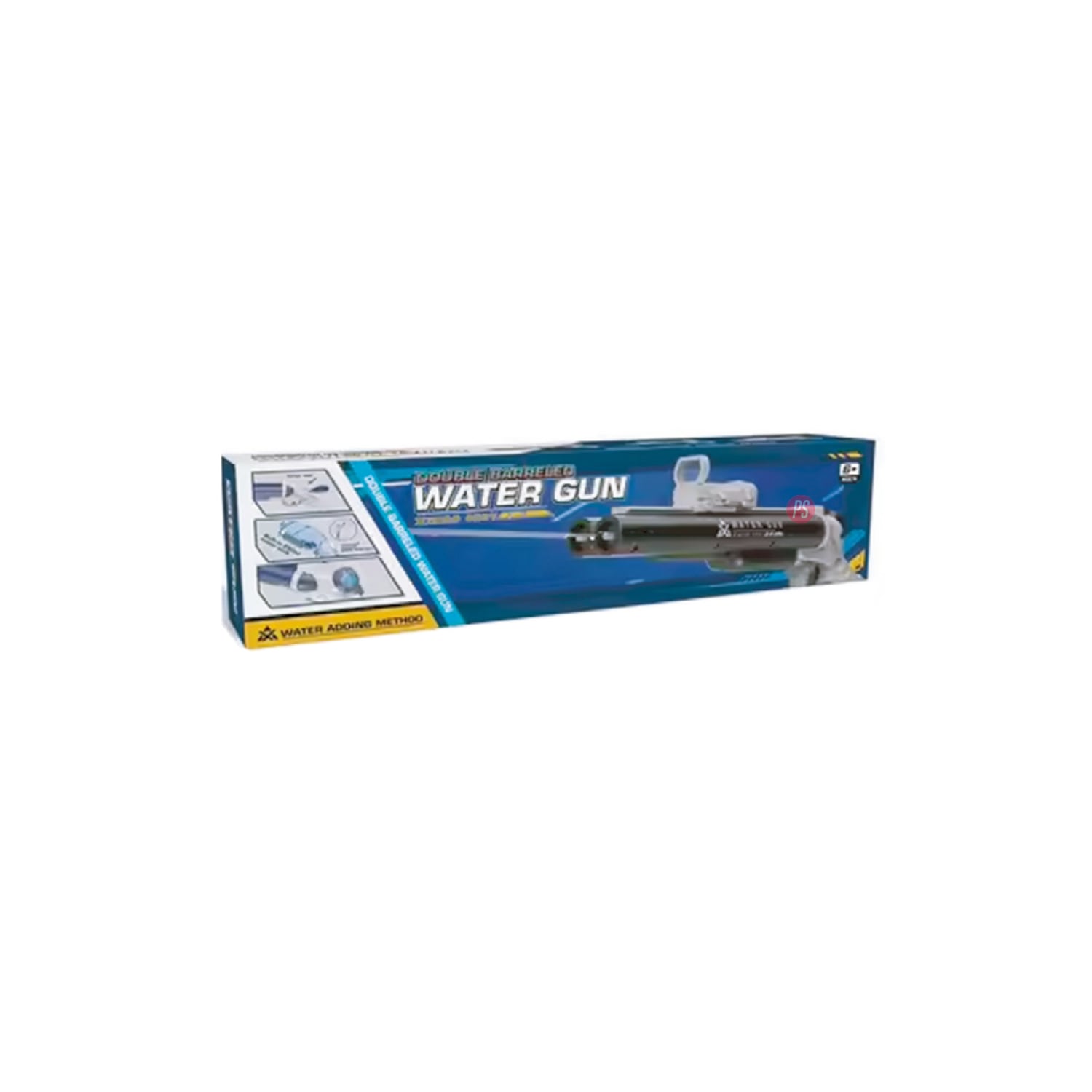 ESCOPETA RECORTADA DE AGUA RECARGABLE AZUL - PS - 2