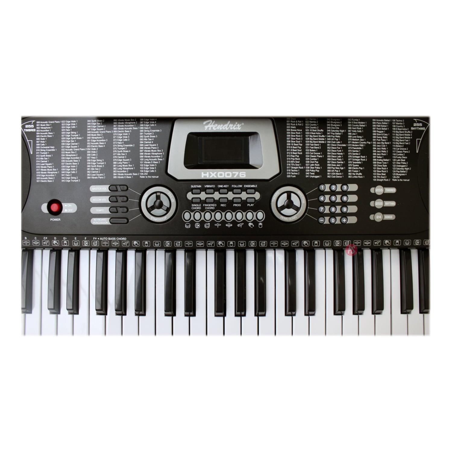 TECLADO MUSICAL ELECTRÓNICO 61 TECLAS CON MICRÓFONO - PS - 2