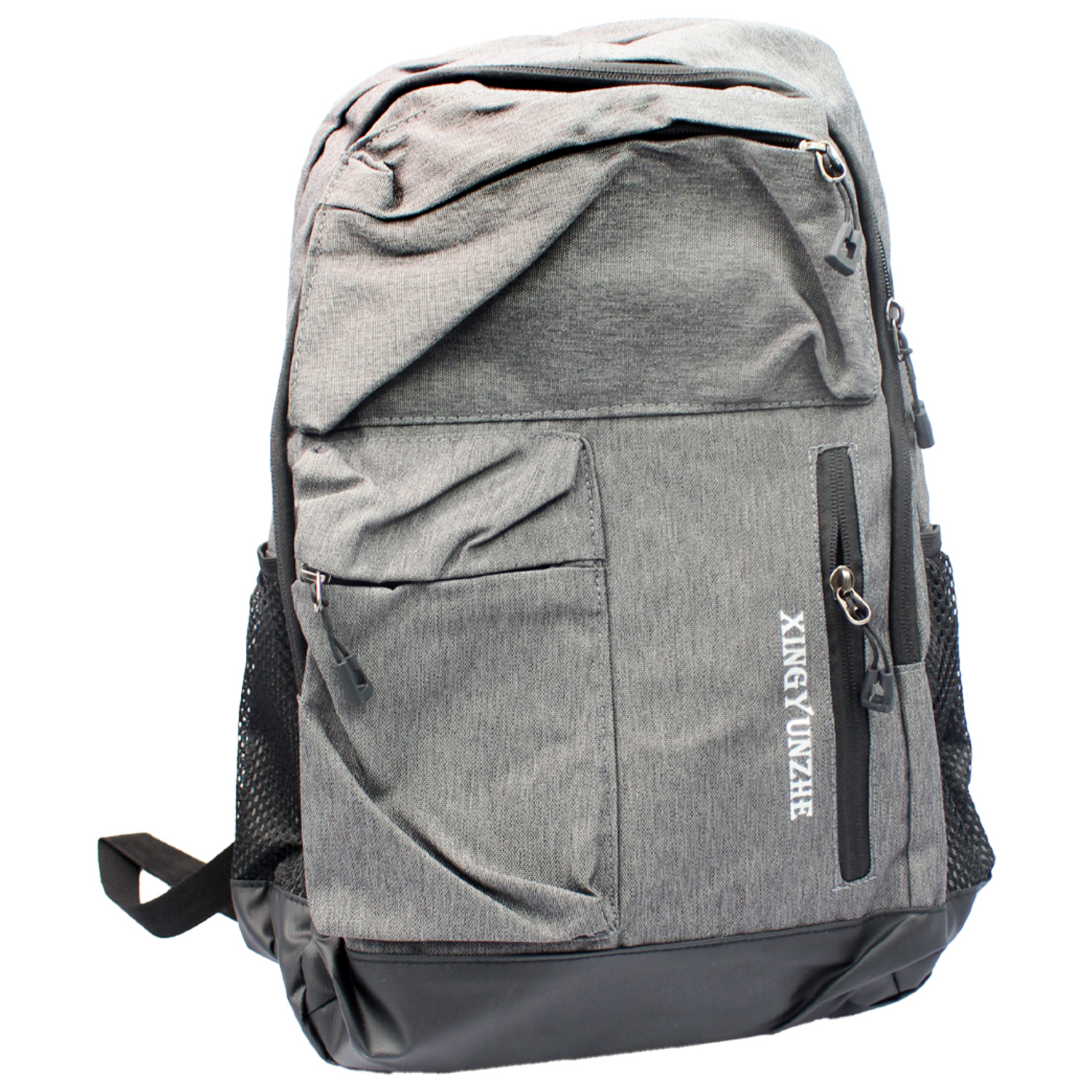 MOCHILA NOTEBOOK PUERTO USB Y BOLSILLOS SECRETOS GRIS - PS - 1