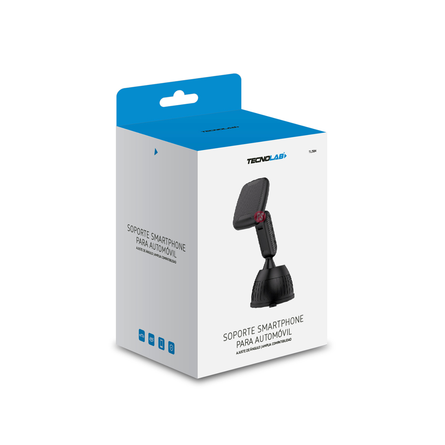 SOPORTE CELULAR TECNOLAB MAGNÉTICO 360 PARA AUTOMÓVIL PS - 3