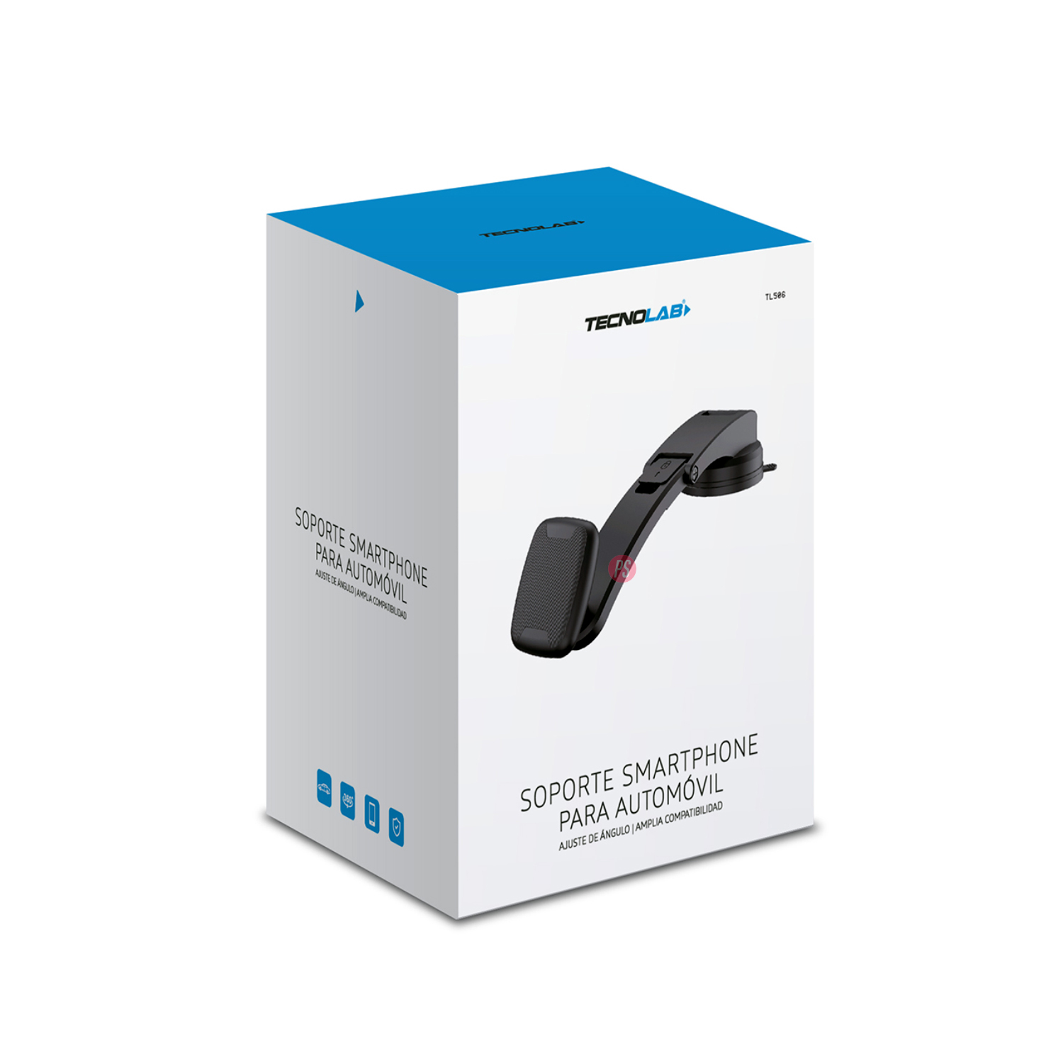 SOPORTE CELULAR TECNOLAB MAGNÉTICO AUTOMÓVIL CON AJUSTE ANGULO PS - 3