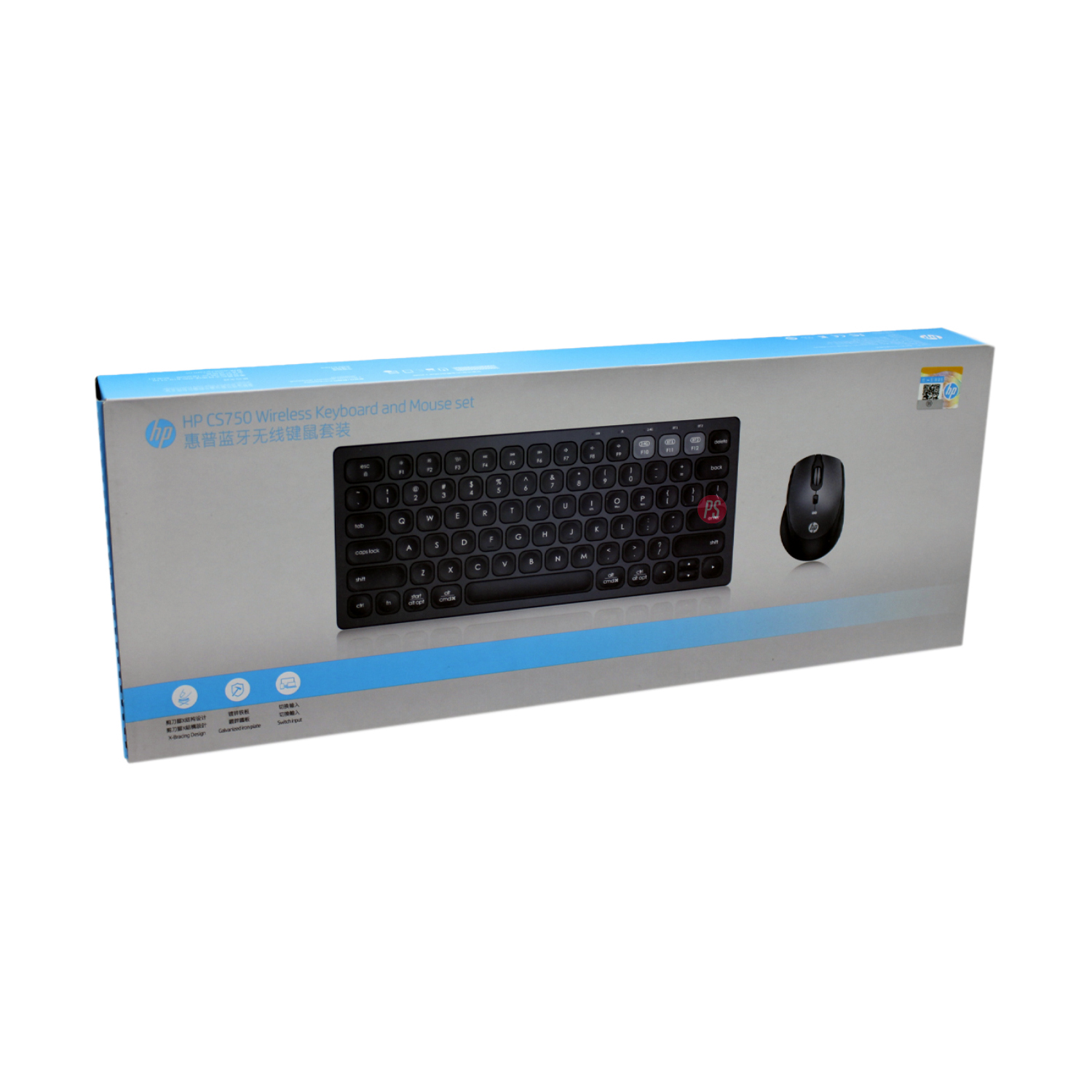 KIT MOUSE Y TECLADO INALÁMBRICO HP CS750 - PS - 5