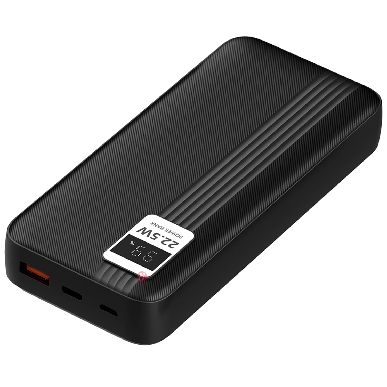 POWER BANK 20000MAH 22.5W + 2 CABLES INCLUIDOS NEGRO - PS - 2