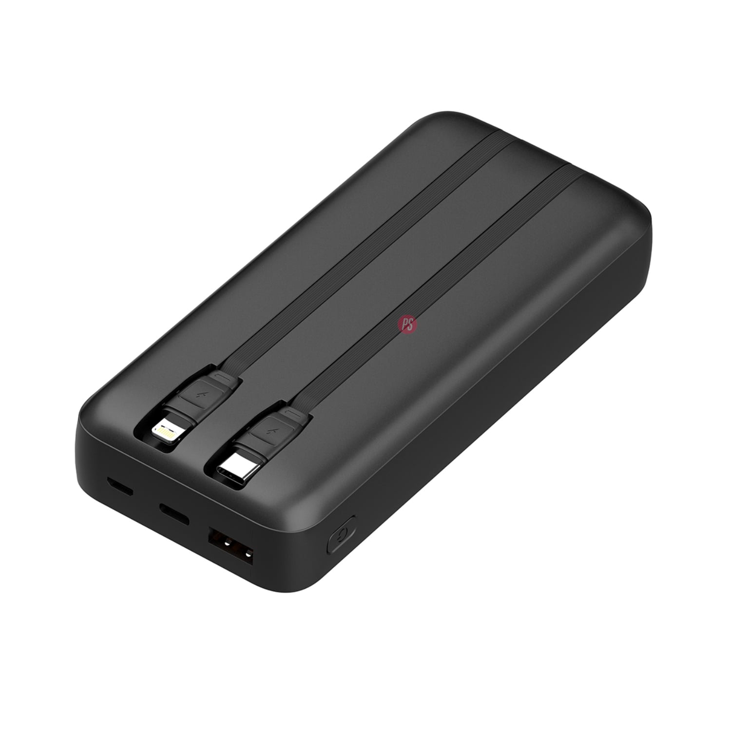 POWER BANK 20000MAH 22.5W + 2 CABLES INCLUIDOS NEGRO - PS - 3