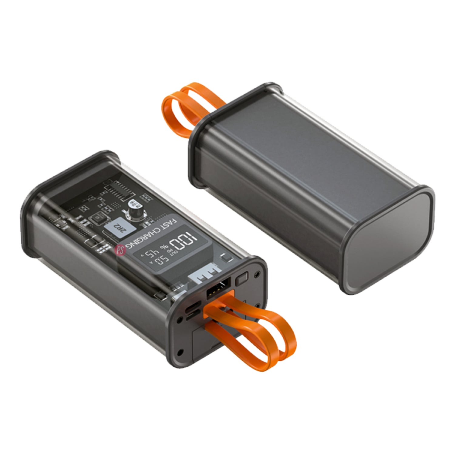 POWER BANK 10000MAH 22.5W DISEÑO TRANSPARENTE - PS - 3